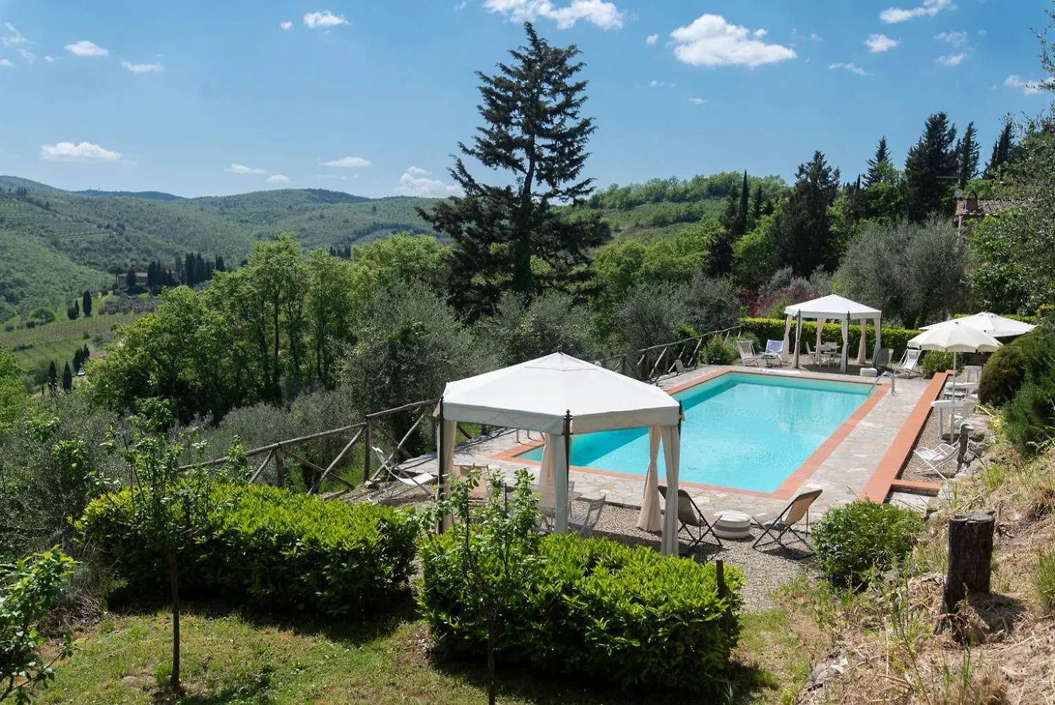 Casa Il Cipresso, In The Heart Of Chianti With Swimming Pool Villa Castellina in Chianti İtalya