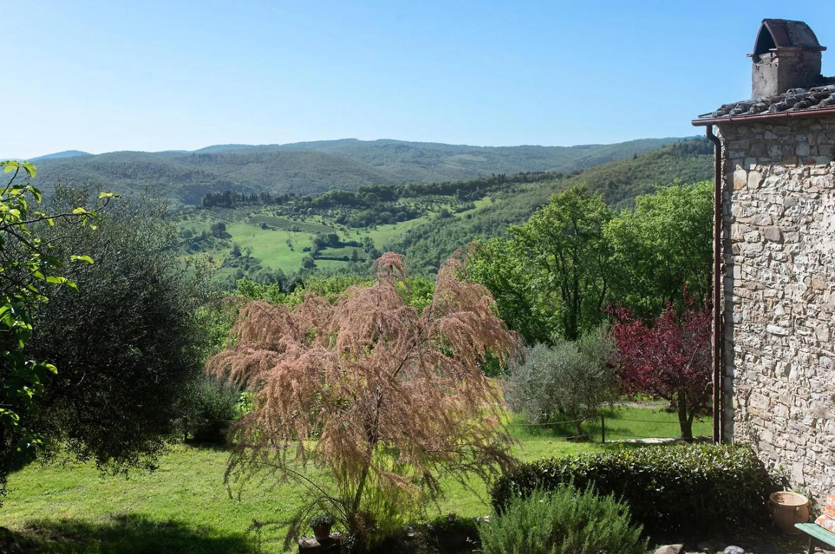 Casa Il Cipresso, In The Heart Of Chianti With Swimming Pool Villa Castellina in Chianti Tatil Evi